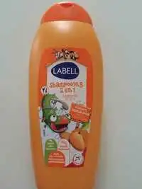 LABELL - Shampooing 2 en 1 abricot amande douce