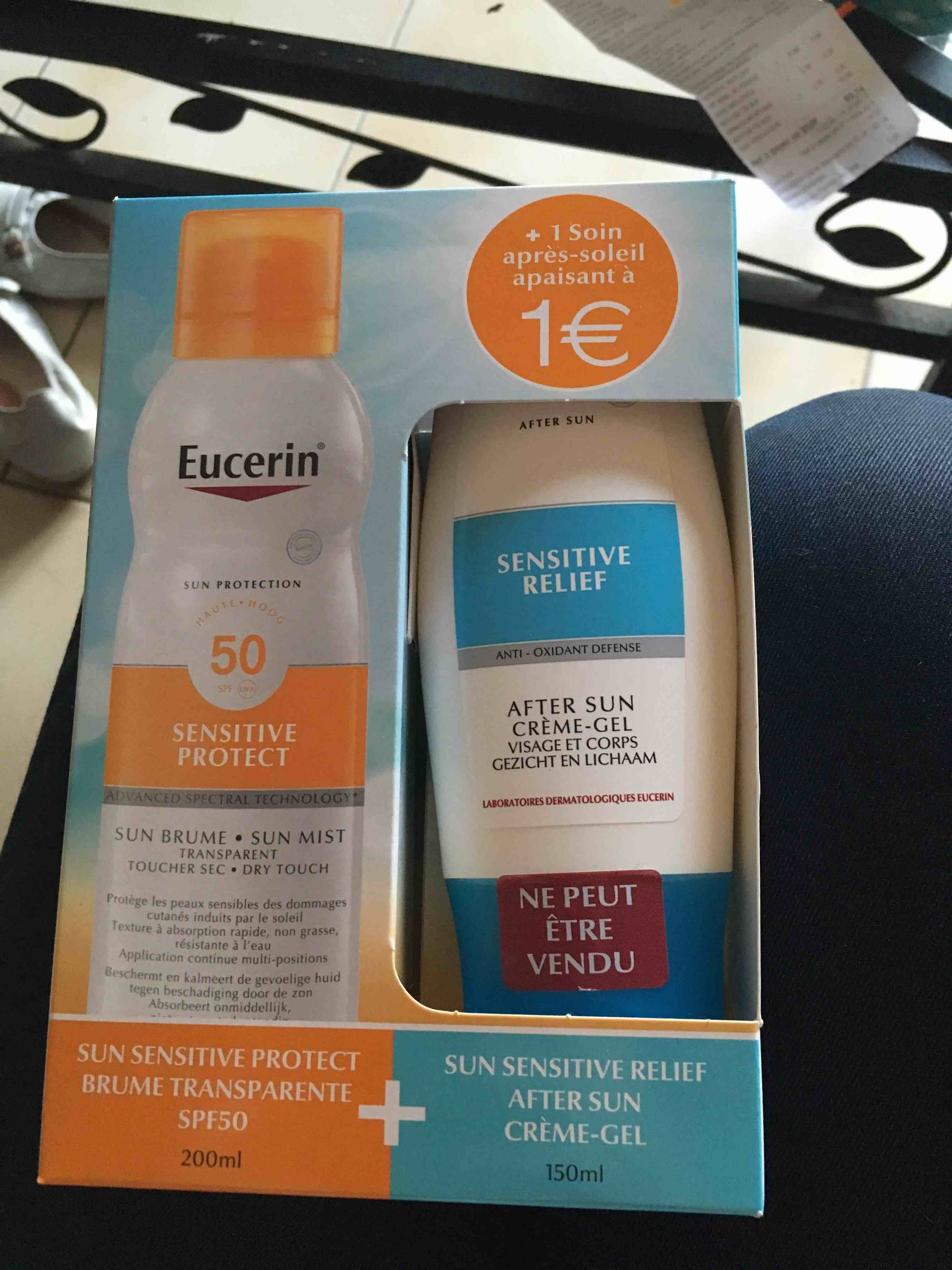 EUCERIN - Sensitive relief - After sun crème-gel 