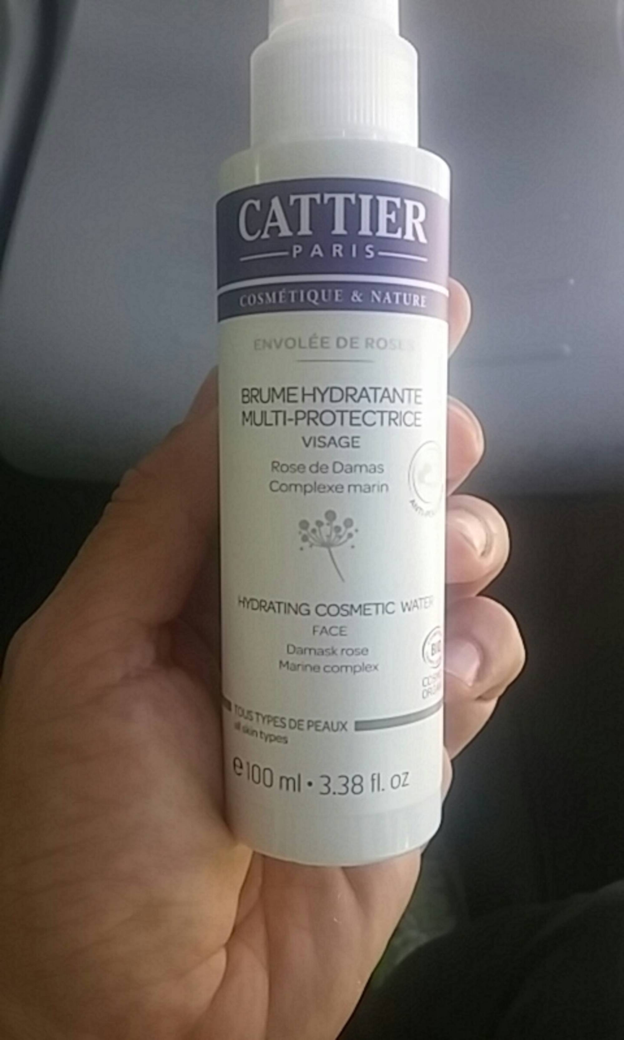 CATTIER - Brume hydratante multi-protectrice visage