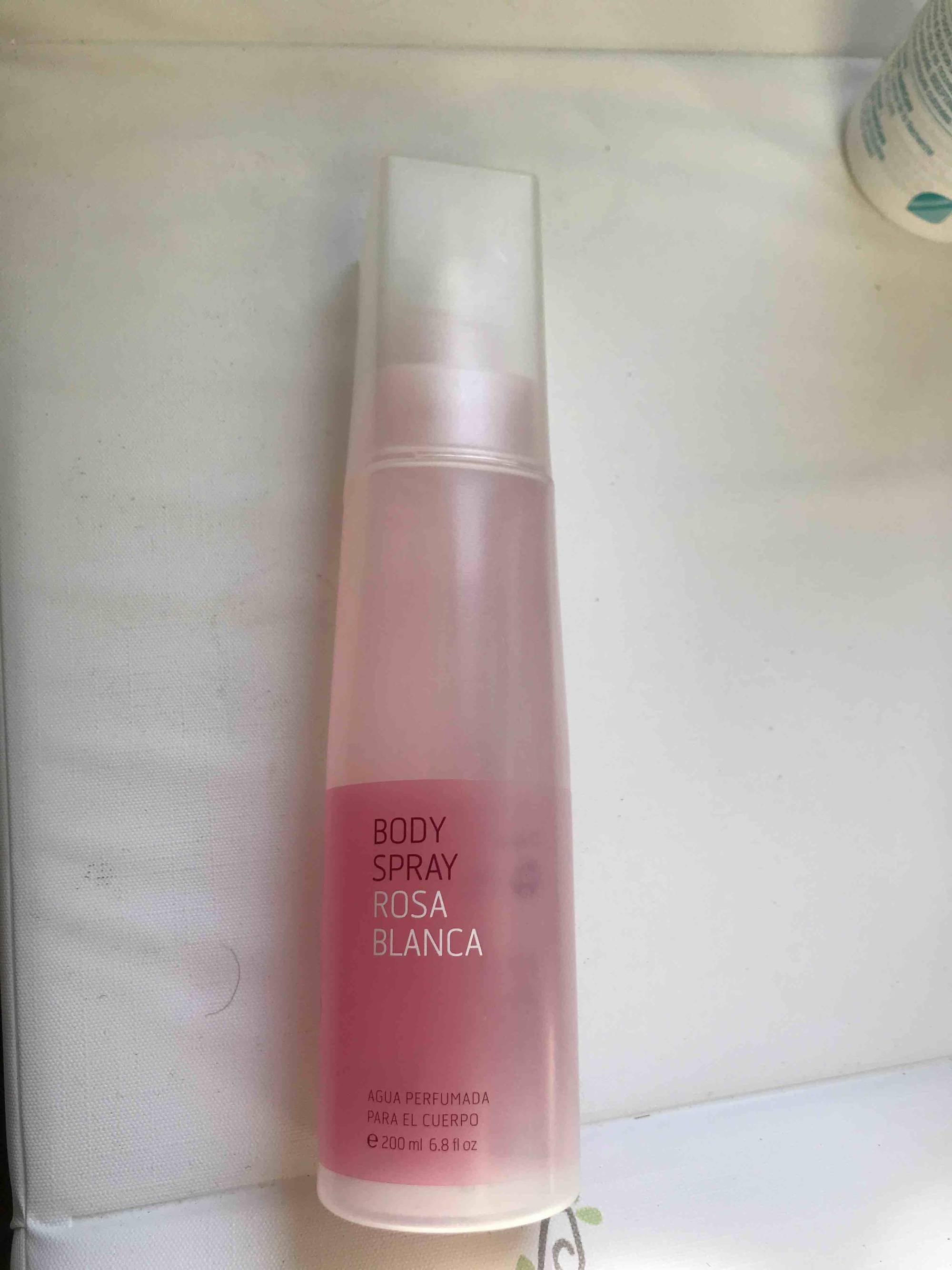 DELIPLUS - Body spray Rosa Blanca - Agua perfumada