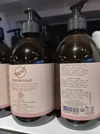 LE SULTAN D'ALEP - Savon liquide d'Alep rose