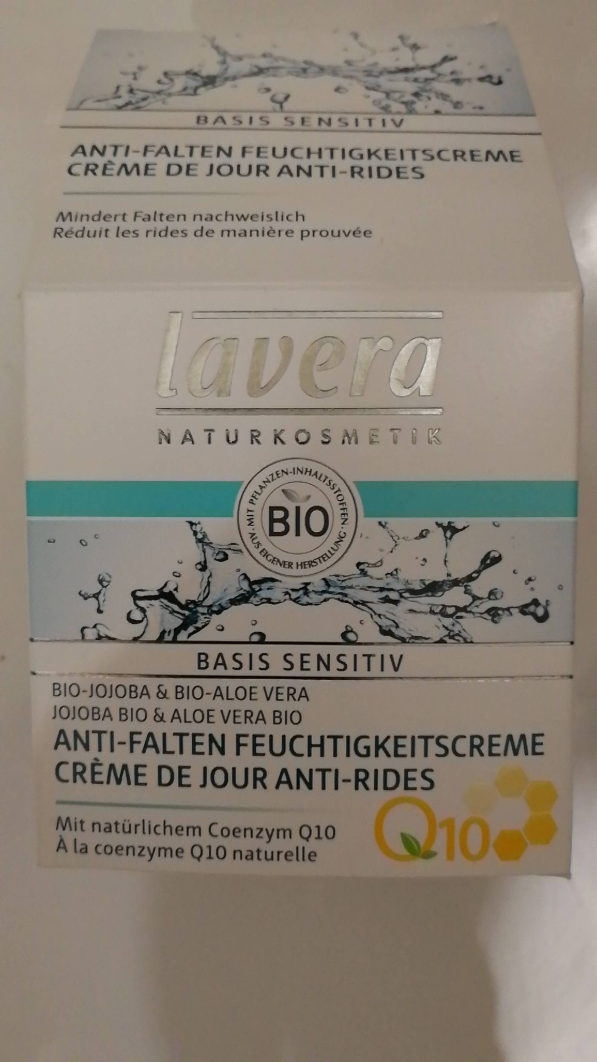 LAVERA - Basis Sensitiv - Crème de jour anti-rides Q 10