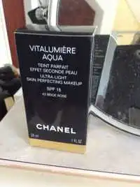 CHANEL - Vitalumière aqua - Teint parfait effet seconde peau