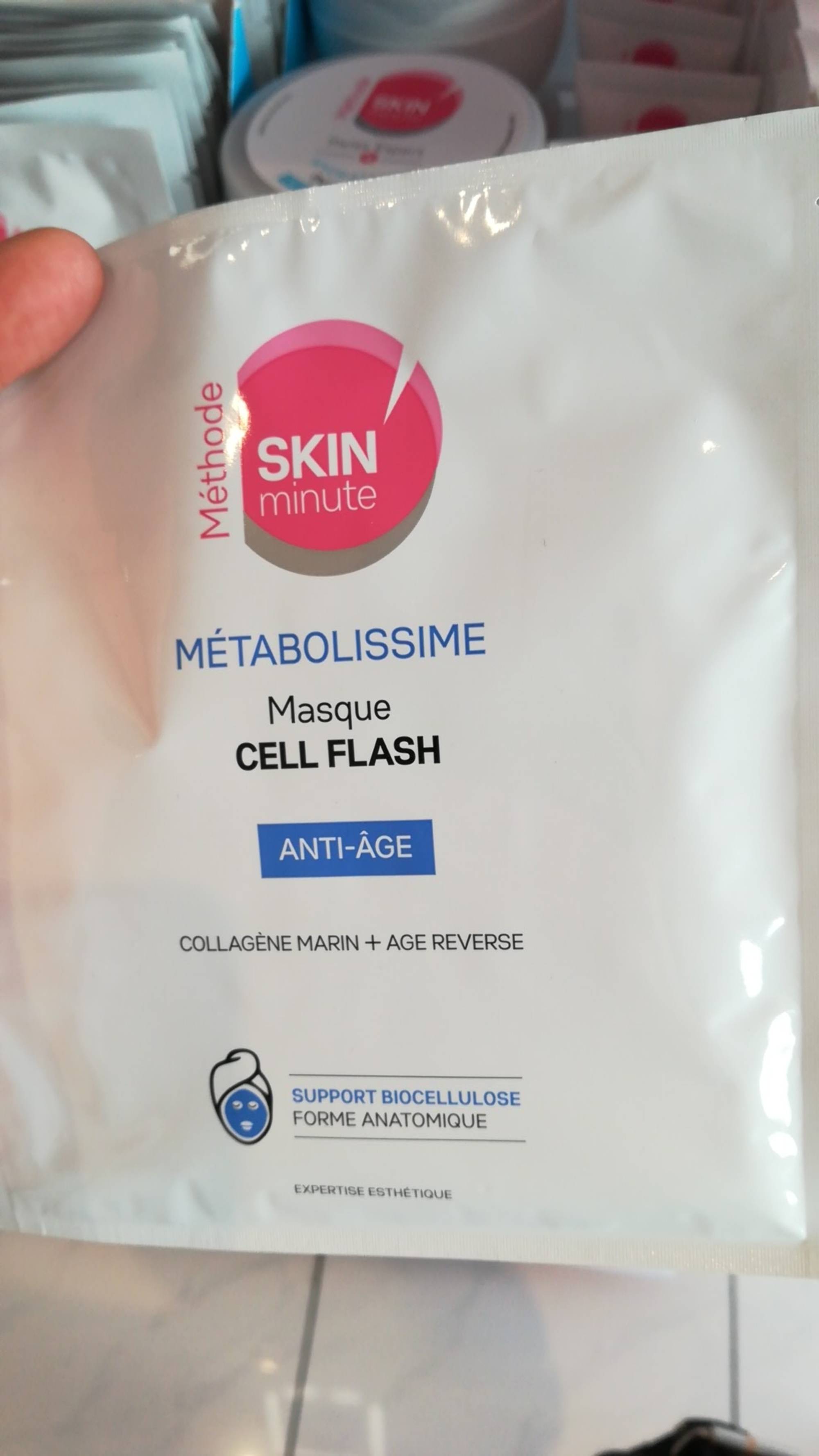 BODY'MINUTE - Skin'minute métabolissime - Masque cell flash anti-âge