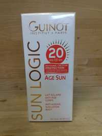 GUINOT - Sun logic - Lait solaire anti-âge corps FPS 20