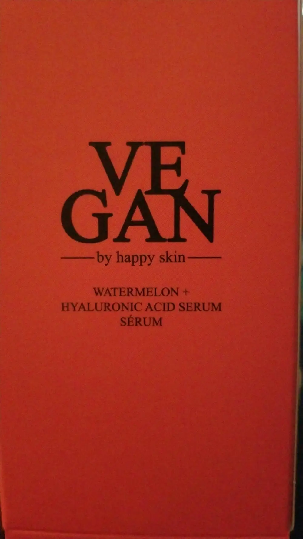 VEGAN BY HAPPY SKIN - Watermelon + hyaluronic acid serum
