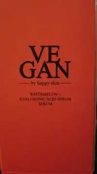 VEGAN BY HAPPY SKIN - Watermelon + hyaluronic acid serum