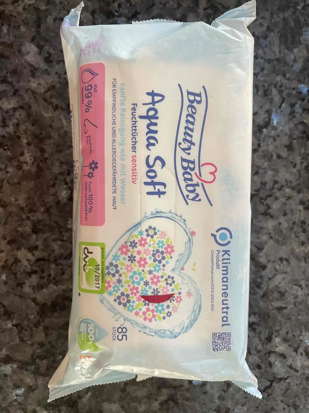 BEAUTY BABY - Aqua soft - Feuchttücher sensitiv