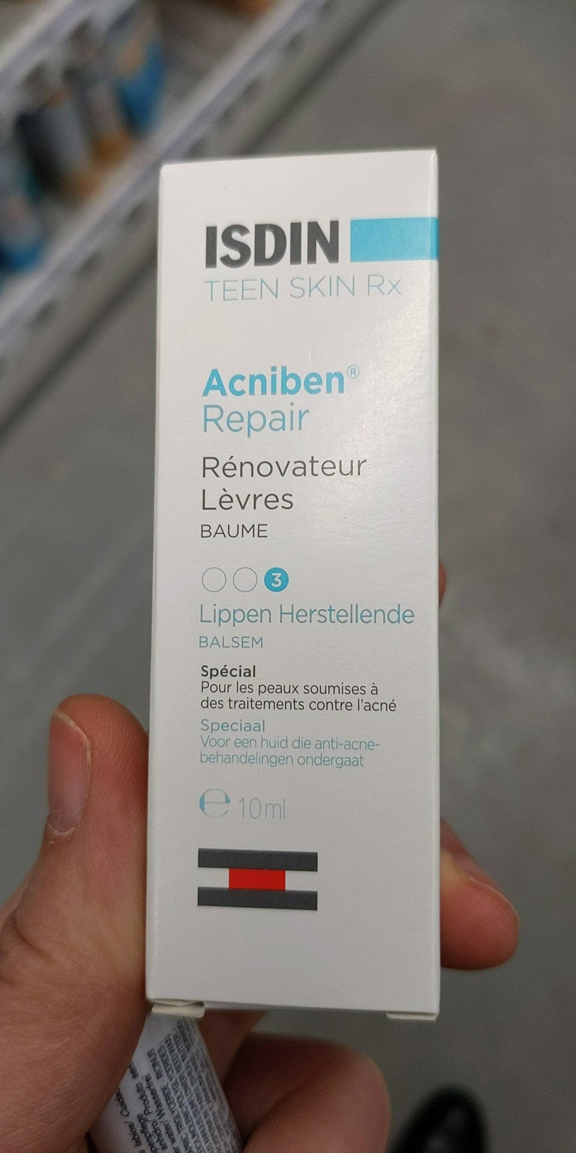 ISDIN - Acniben repair - Rénovateur lèvres baume