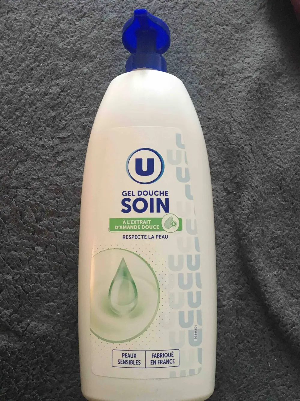 U - Gel douche soin à l'extrait d'amande douce