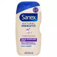 SANEX - Sanex Natural Prebiotic - Huile lavante peaux réactives et à tendance atopiques