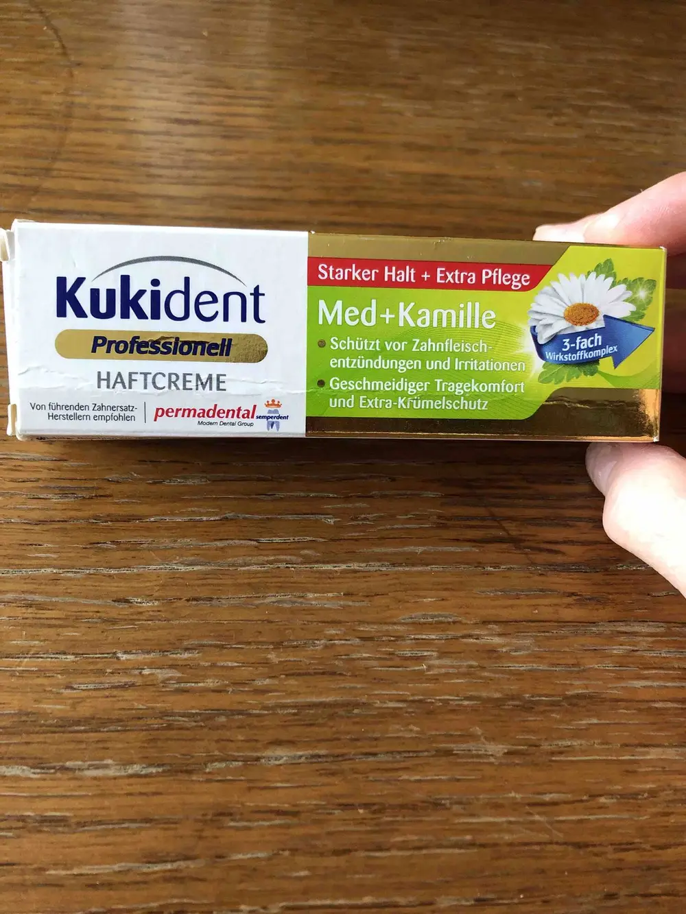 KUKIDENT - Haftcreme med + kamille