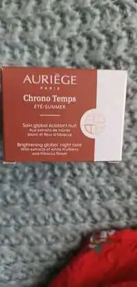 AURIÈGE - Chrono temps - Soin global éclatant nuit