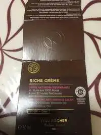 YVES ROCHER - Riche creme anti rides