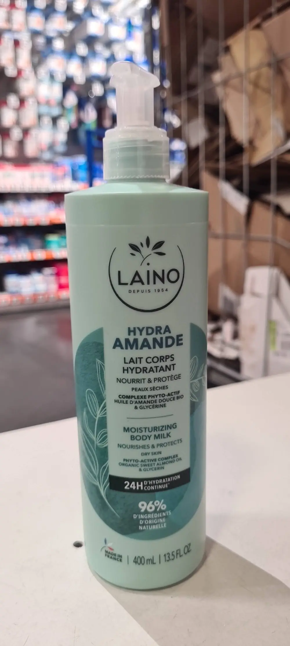 LAINO - Hydra amande - Lait corps hydratant