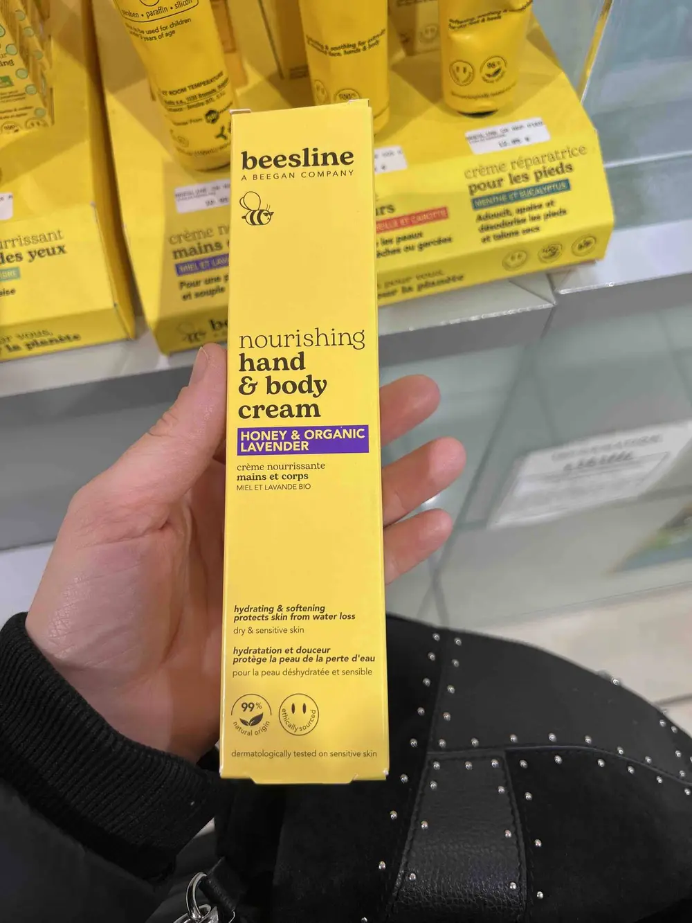 BEESLINE - Honey & organic lavender - Crème nourrissante mains et corps