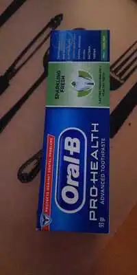 ORAL-B - Pro-Health - Advanced toothpaste sparkling fresh