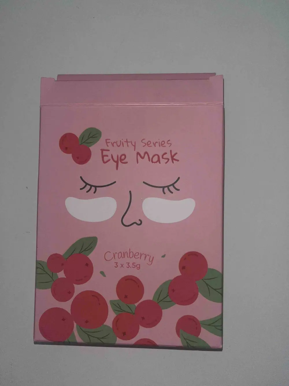 FRUITY SERIES - Eye mask cramberry
