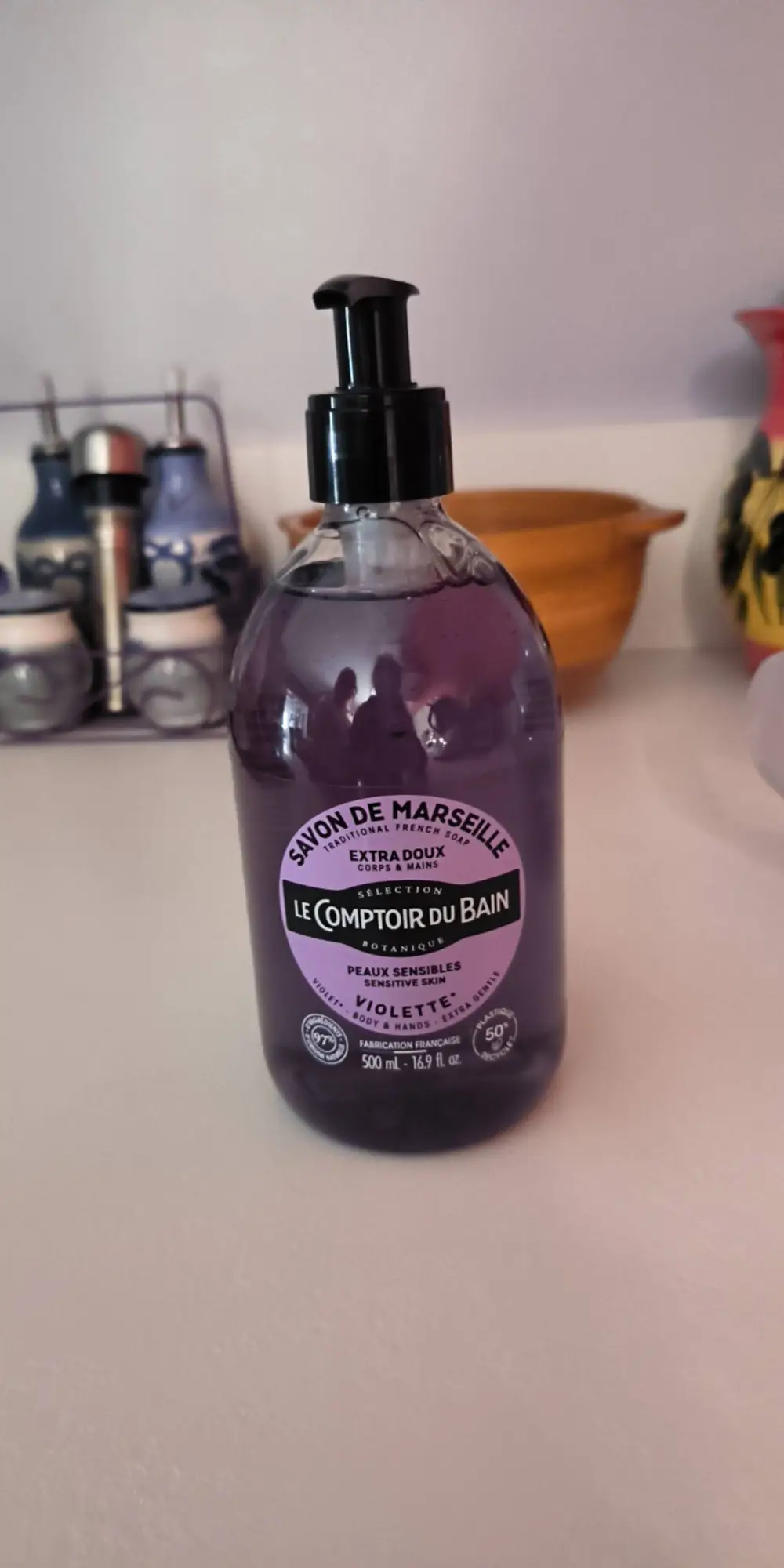 LE COMPTOIR DU BAIN - Violette - Savon de Marseille extra doux corps & mains