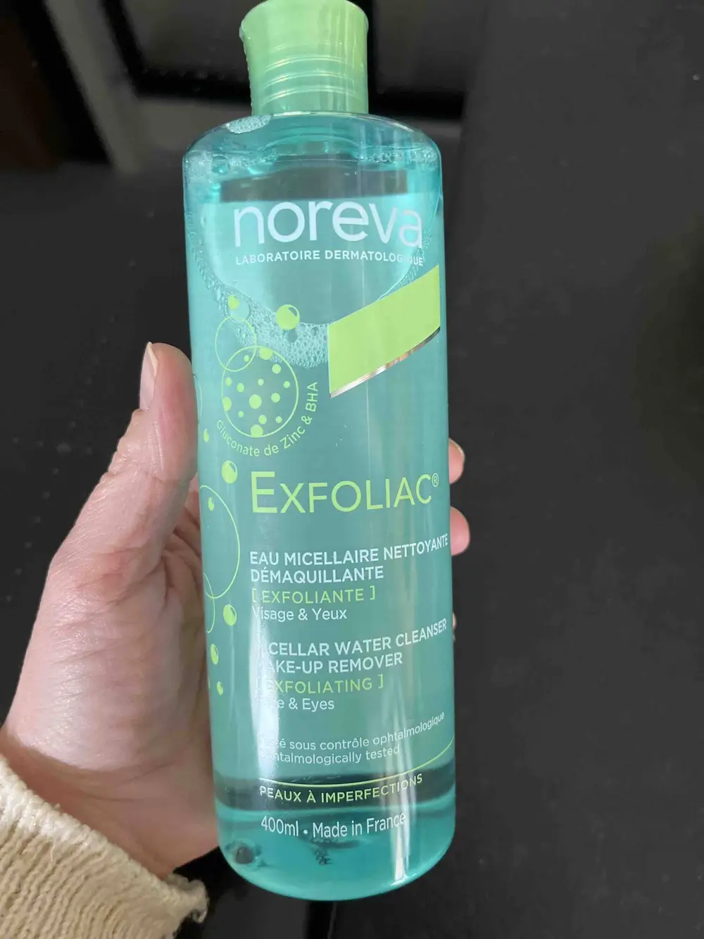 NOREVA - Exfoliac - Eau micellaire nettoyante démaquillante