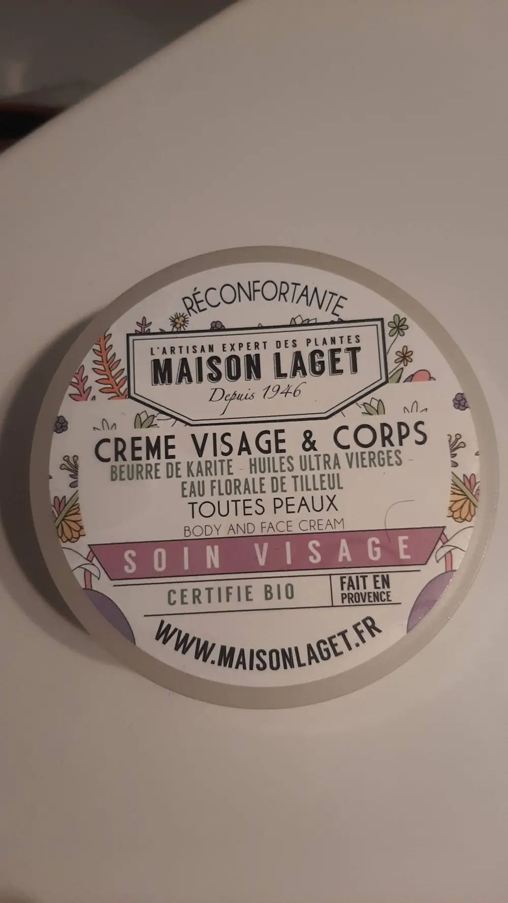 MAISON LAGET - Crème visage & corps