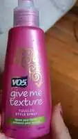 V05 - Give me texture - Tousled style spray 