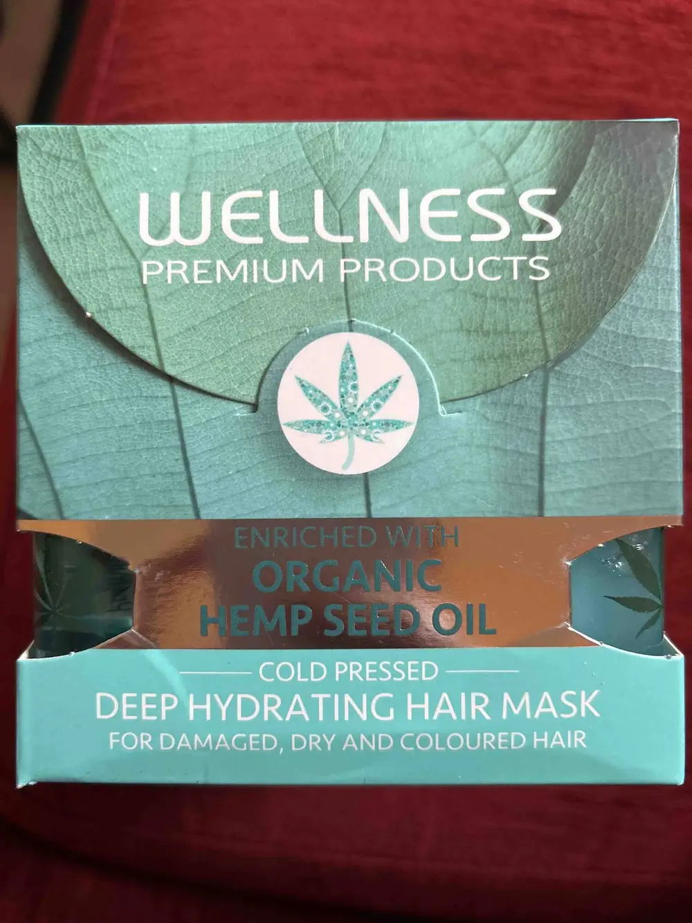 WELLNESS - Organic hemp seed oil - Deep hydrating hair mask