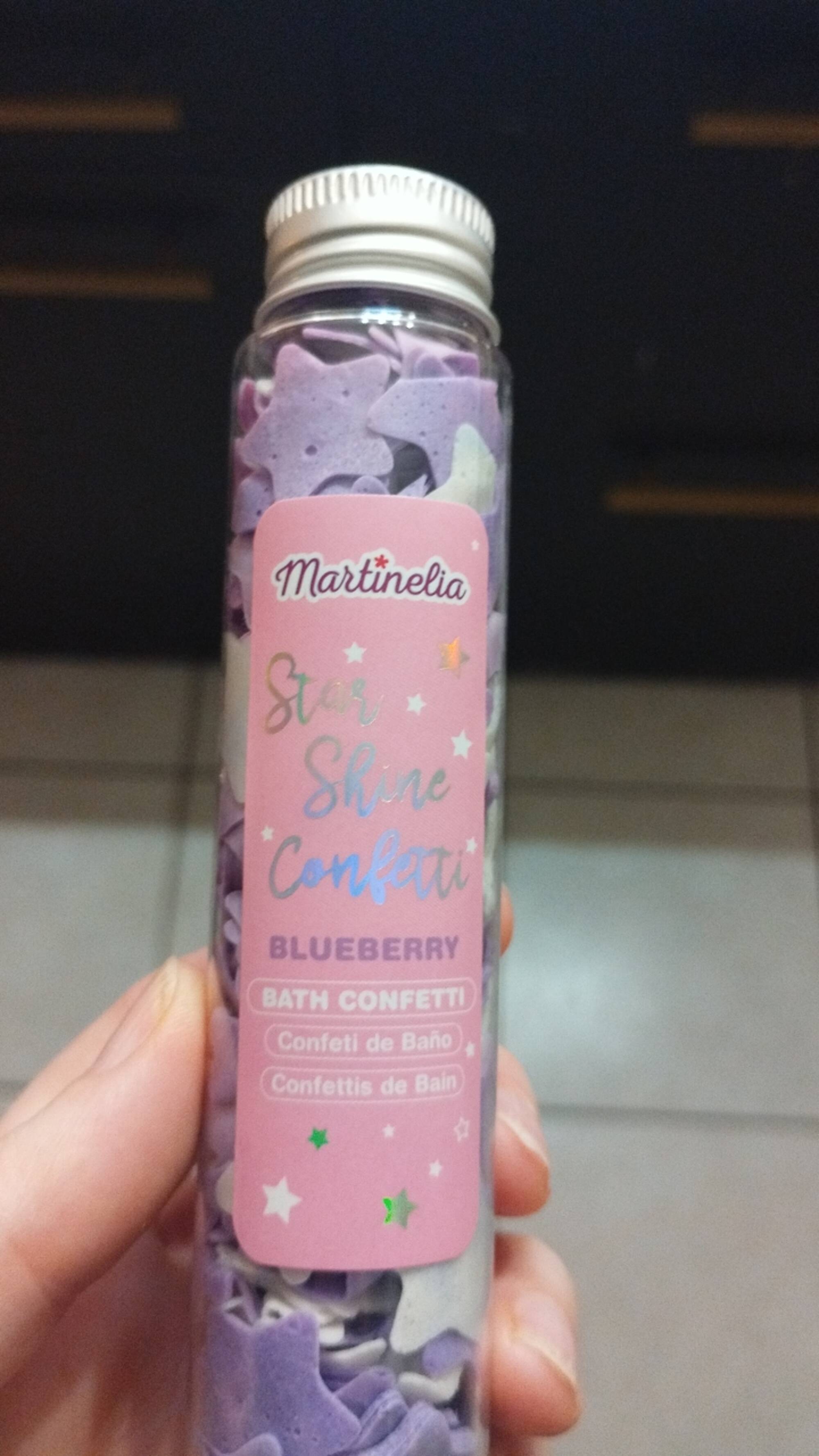 MARTINELIA - Starshine bath confetti blueberry