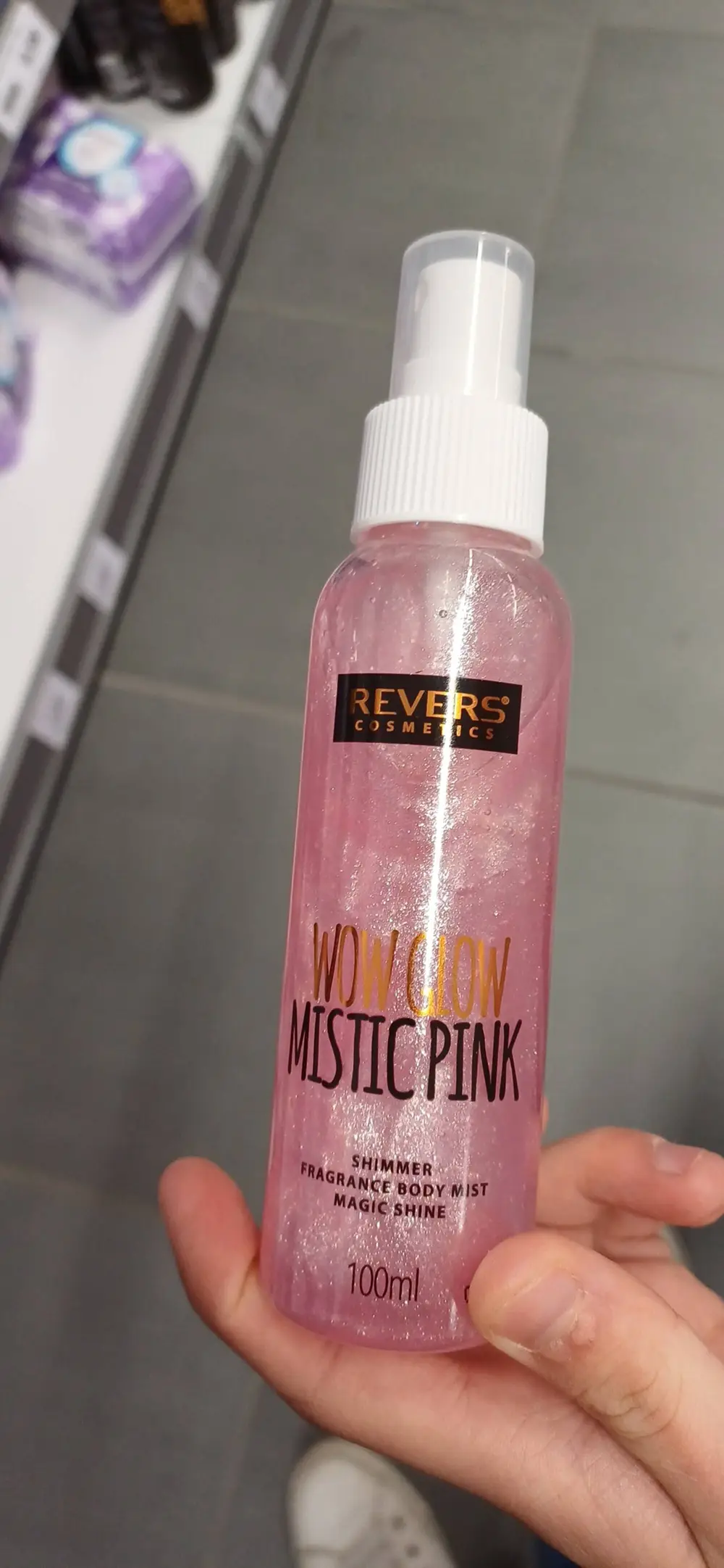 REVERS - Wow mistic pink - Shimmer fragrance body mist 