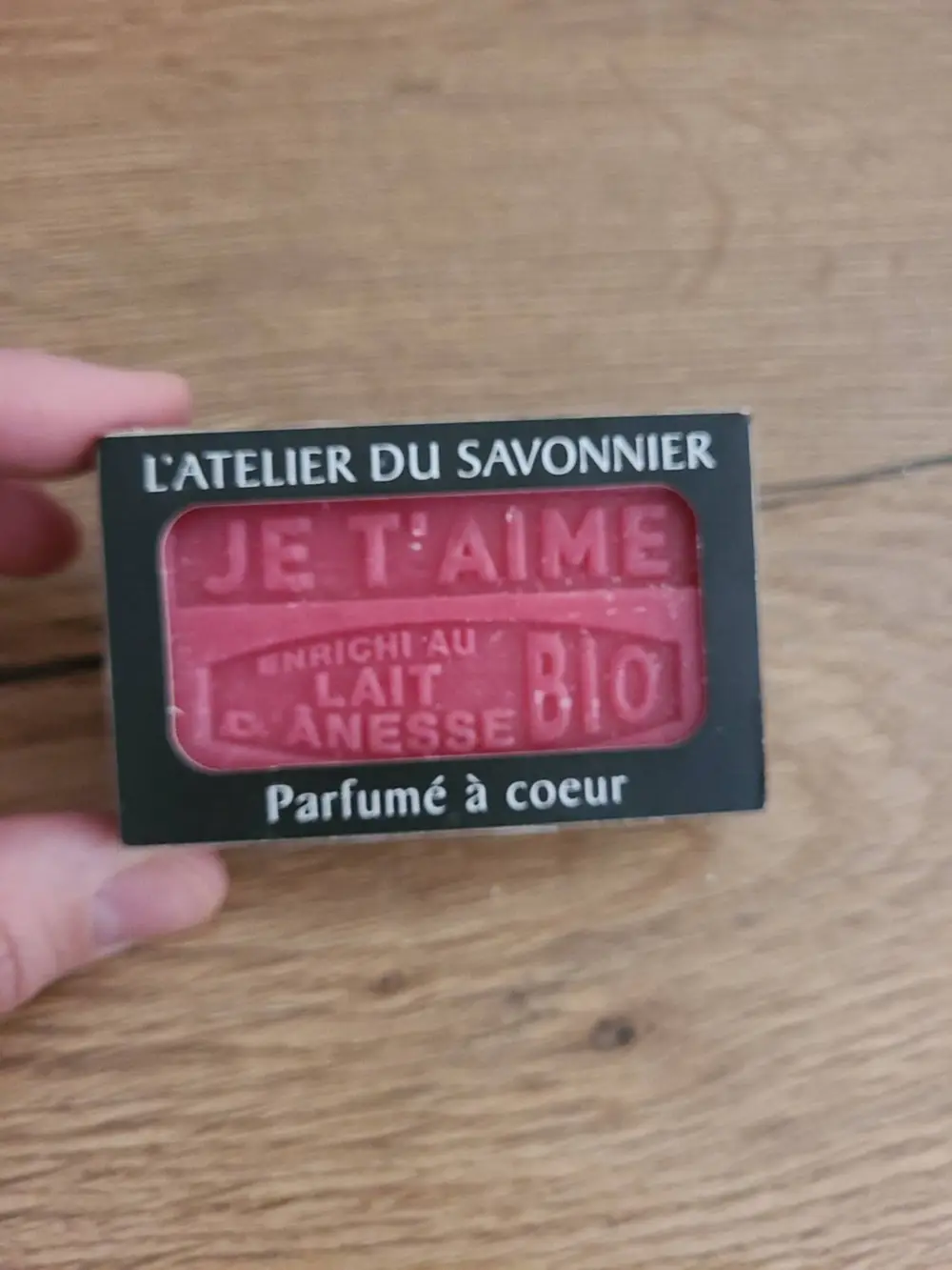 L'ATELIER DU SAVONNIER - Je t'aime - Savon parfumé à cœur 