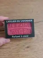 L'ATELIER DU SAVONNIER - Je t'aime - Savon parfumé à cœur 