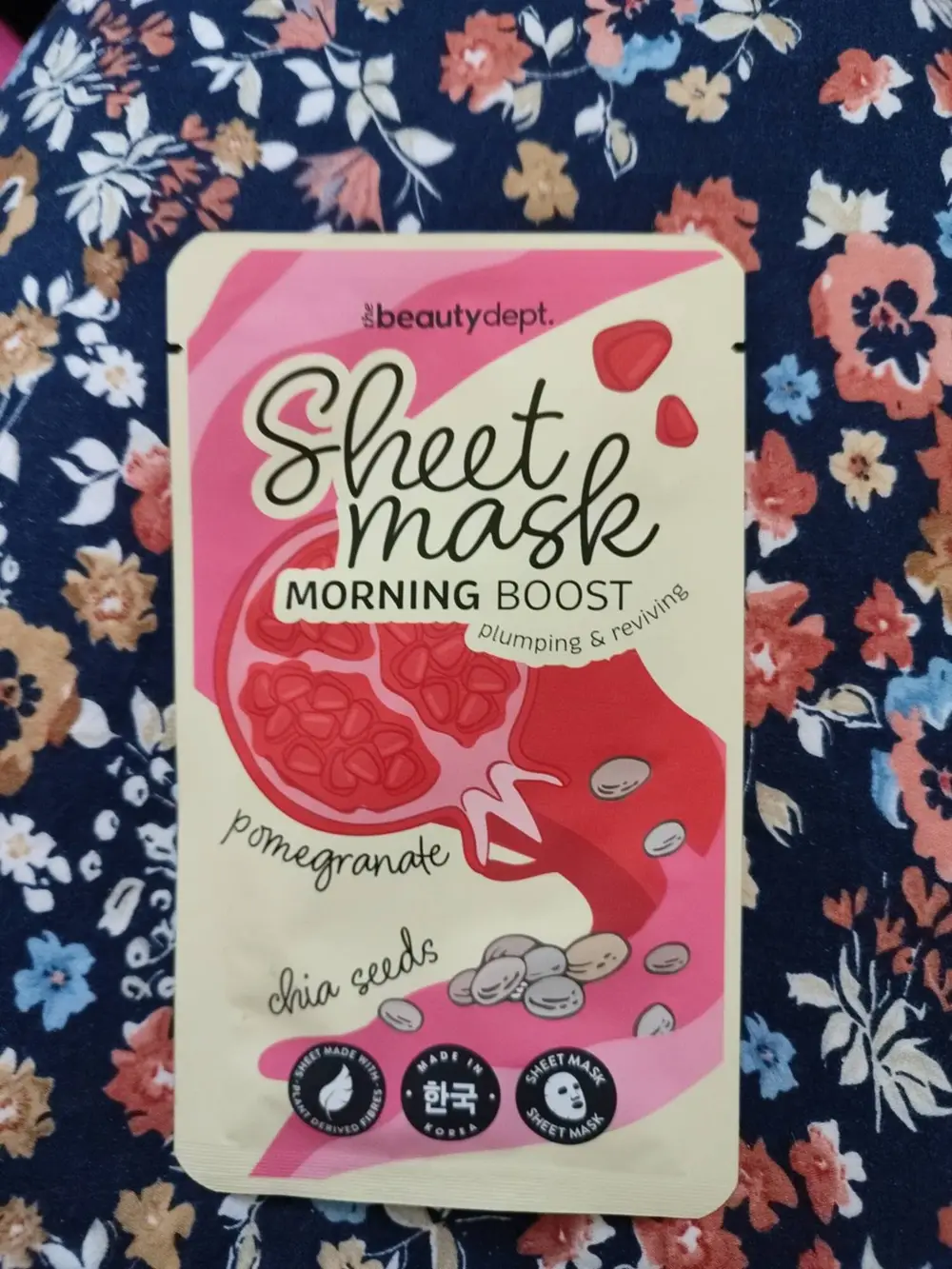 THE BEAUTY DEPT - Sheet mask morning boost 