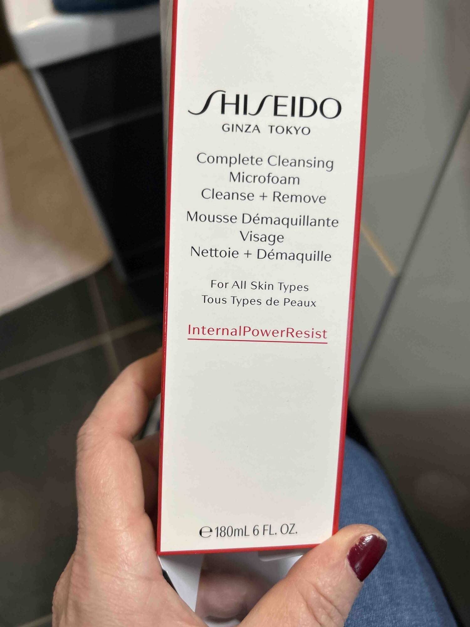 SHISEIDO - Mousse démaquillante visage