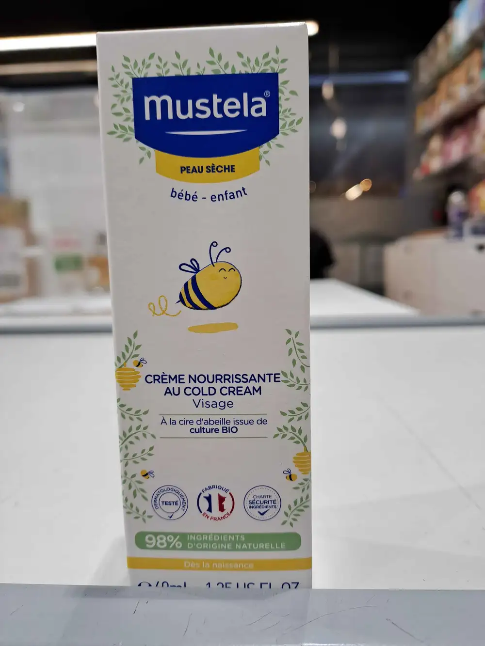 MUSTELA - Crème nourrissante au cold cream 