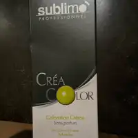 SUBLIMO - Créa color - Coloration crème sans parfum