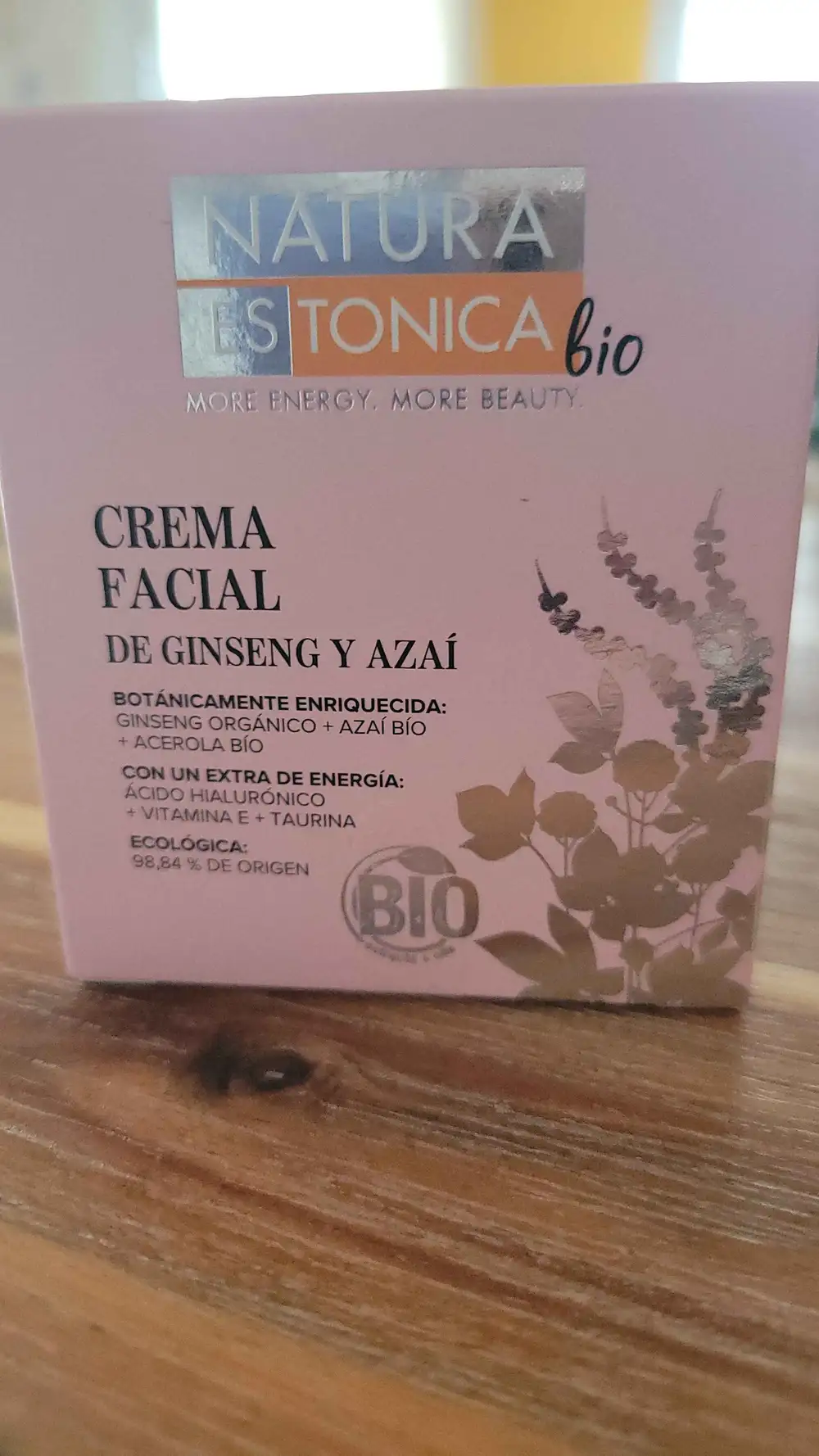 NATURA ESTONICA BIO - Crème facial de ginseng y azai