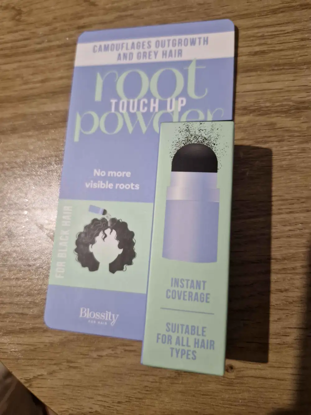 BLOSSITY FOR HAIR - Camouflages outgrowth and grey hair - Root powder touch up