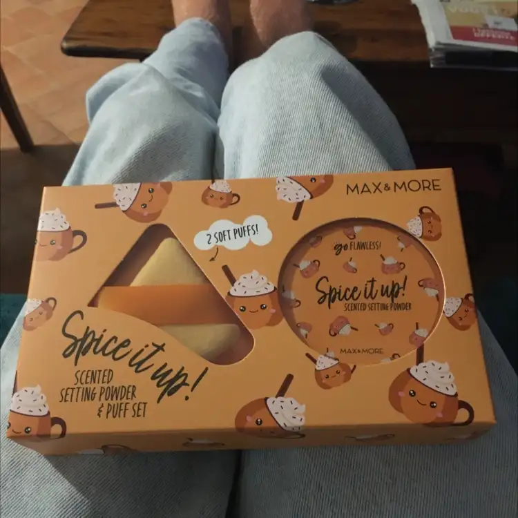 MAX & MORE - Spice it up - Scented setting powder & puff set