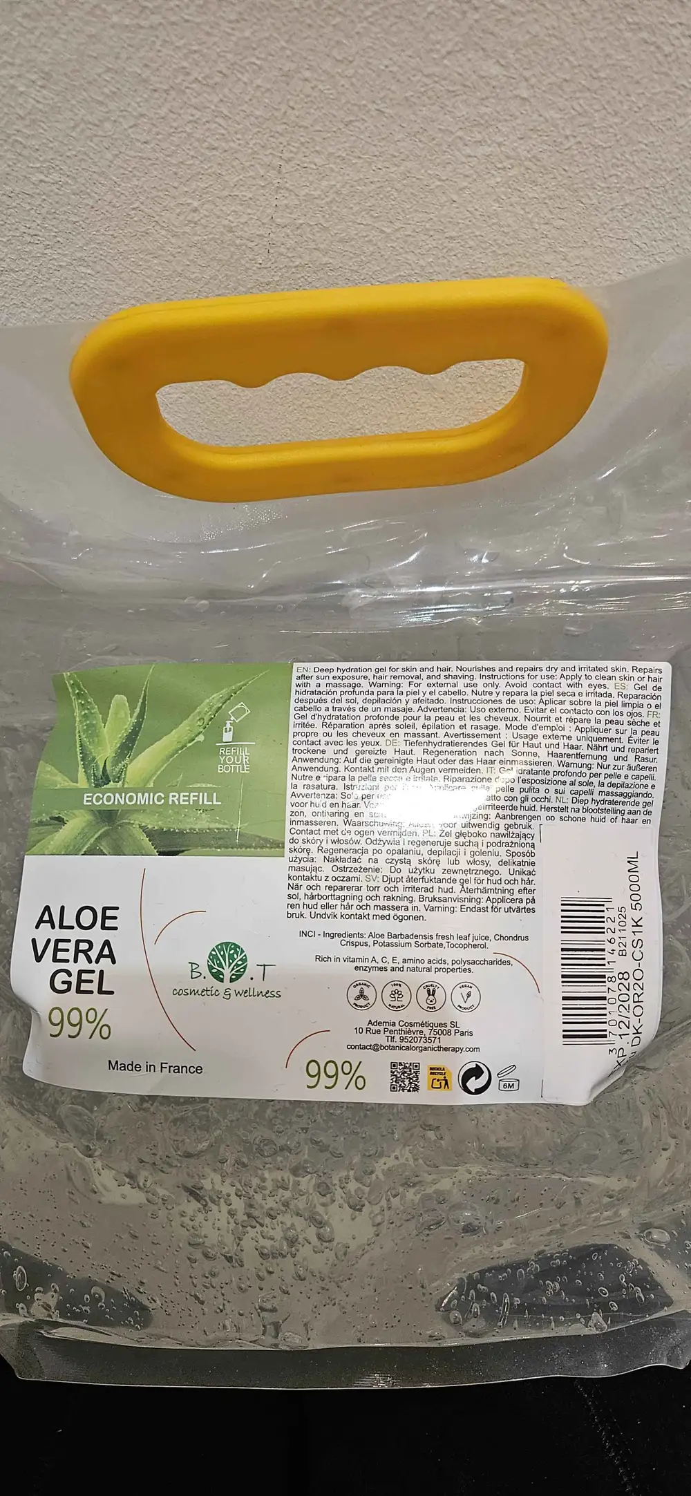BOTANICAL ORGANIC THERAPY - Aloe vera gel 99%
