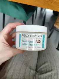 POUX EXPERTS - Masque nourrissant cheveux secs & abimés