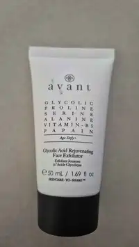 AVANT - Exfoliant jeunesse à l'acide glycolique