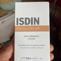 ISDIN - Fotoultra 100 - Prevention taches solaires SPF50+