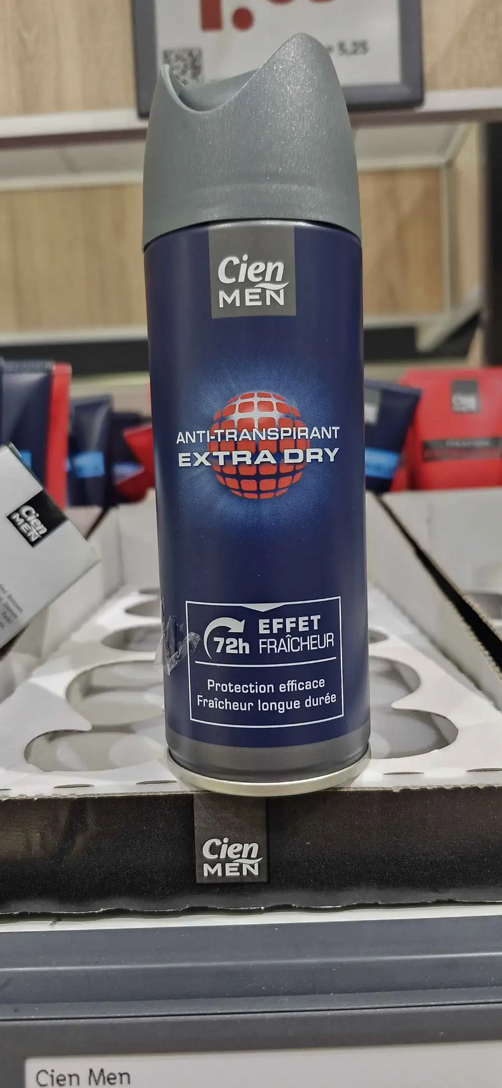 CIEN - Men anti-transpirant extra dry 72h fraîcheur