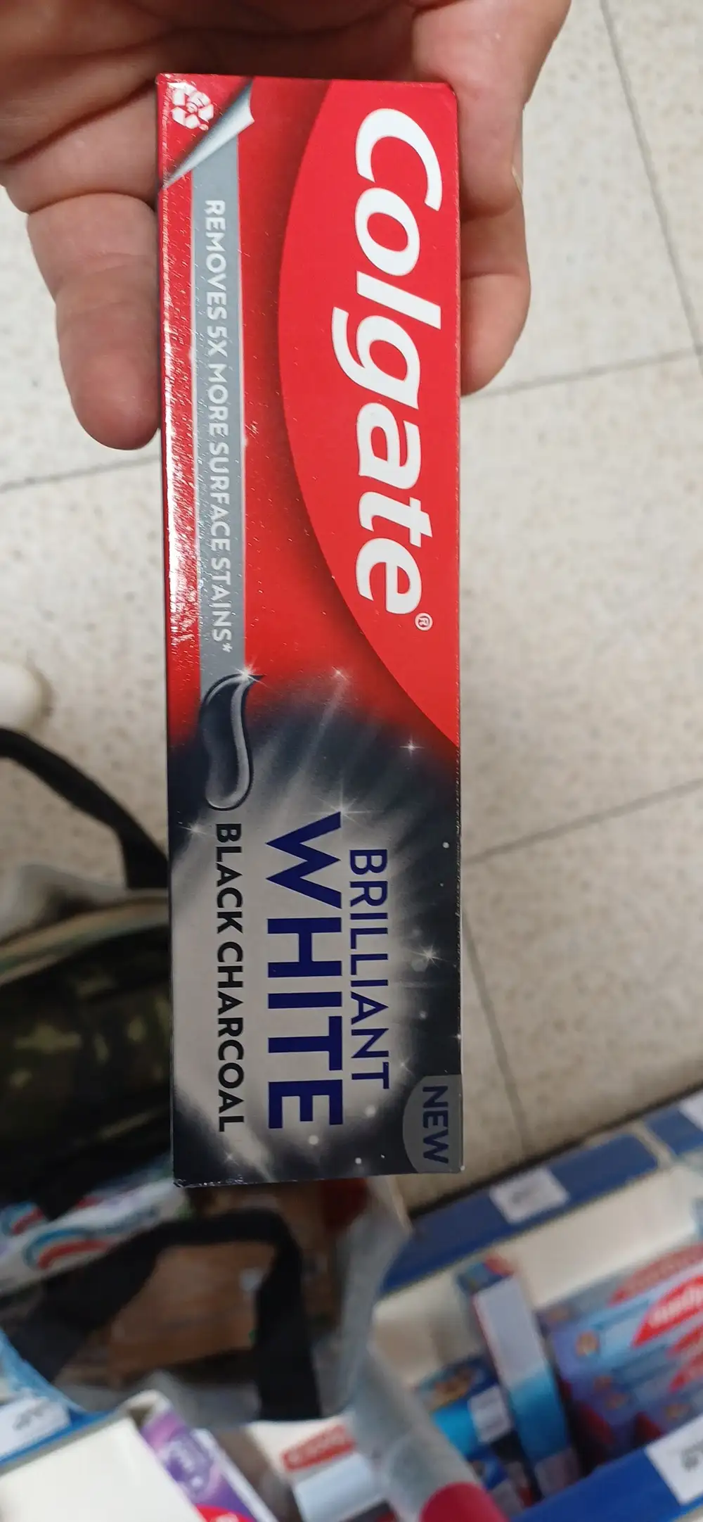 COLGATE - Brillant white - Dentifrice black charcoal