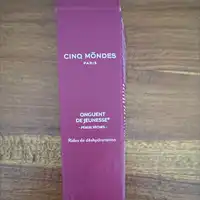 CINQ MONDES PARIS - Onguent de jeunesse - Rides de déshydratation