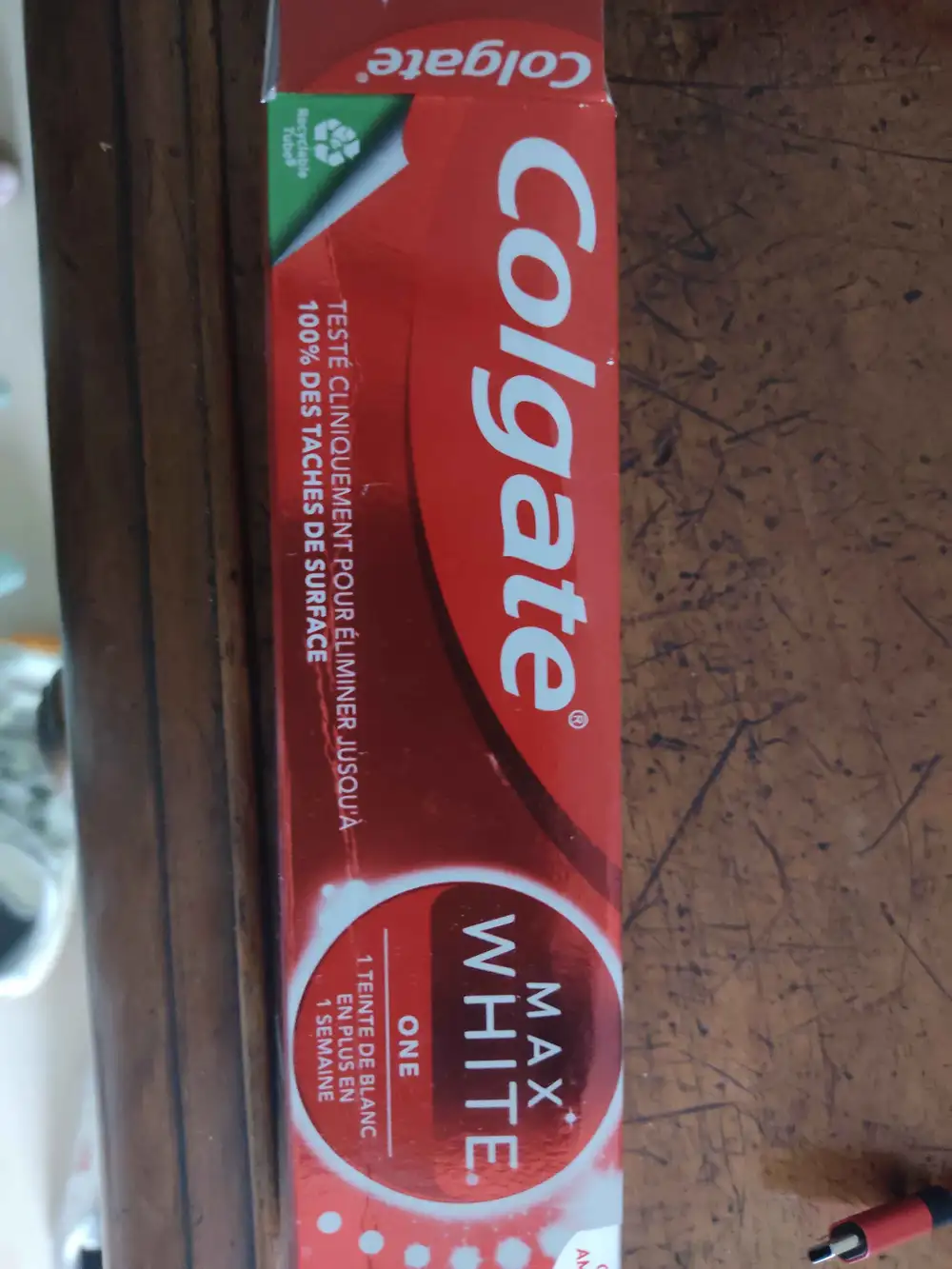 COLGATE - Dentifrice max white 