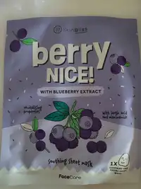 SKINBLISS - Berry Nice! - Soothing sheet mask