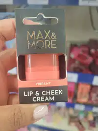 MAX & MORE - Lip & cheek cream vibrant