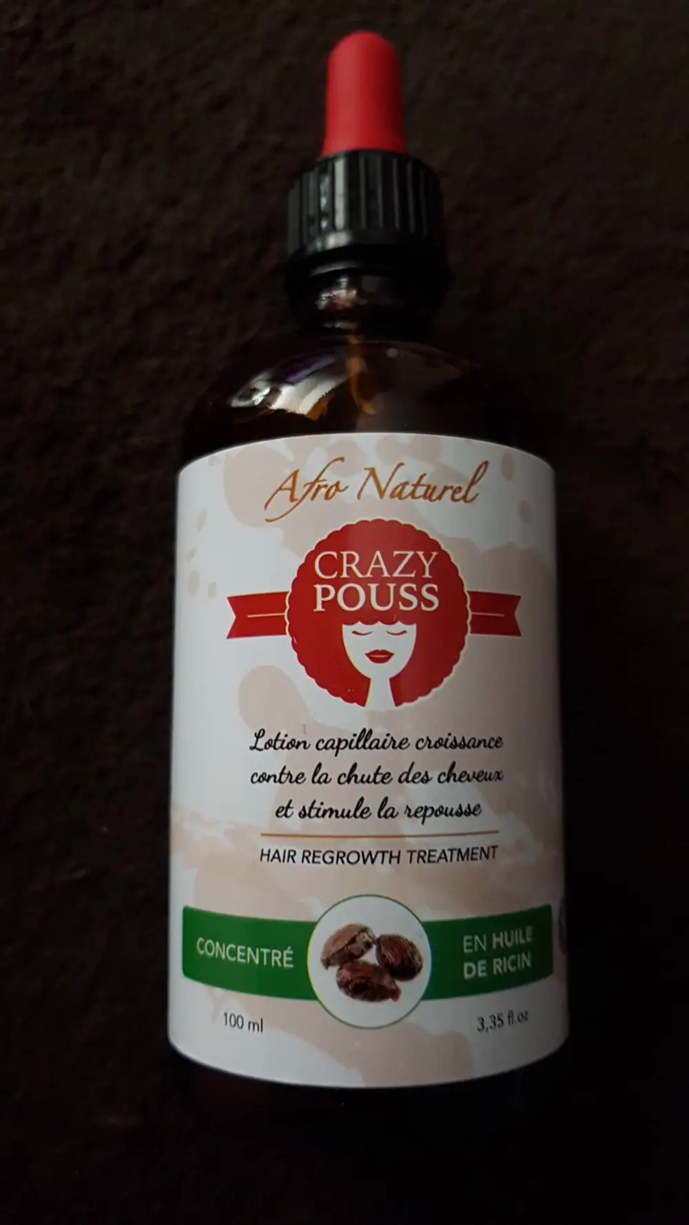 AFRO NATUREL - Crazy pouss - Lotion capillaire croissance