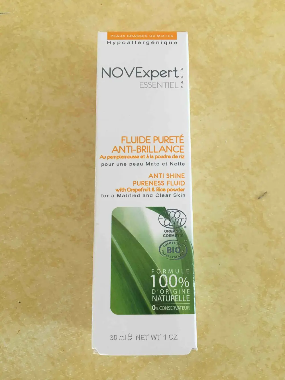 NOVEXPERT - Essentiel - Fluide pureté anti-brillance bio